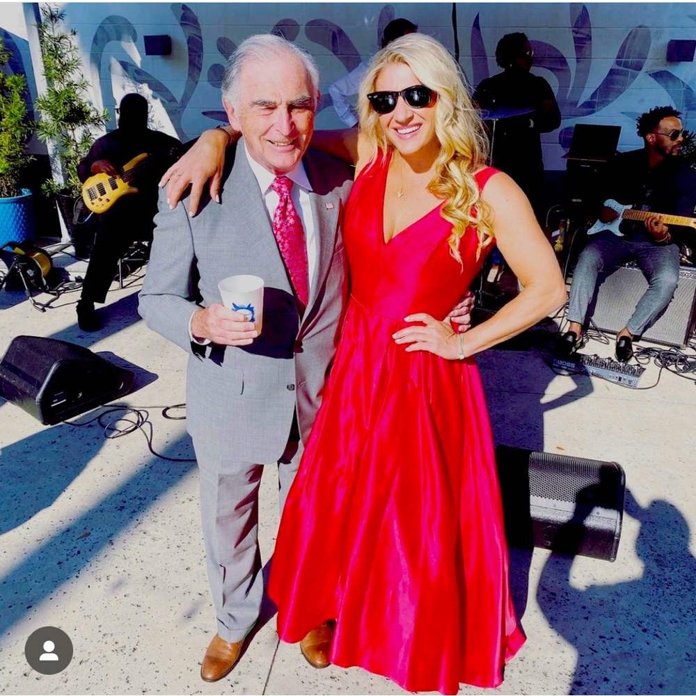 Betsy & Adam Red Dress